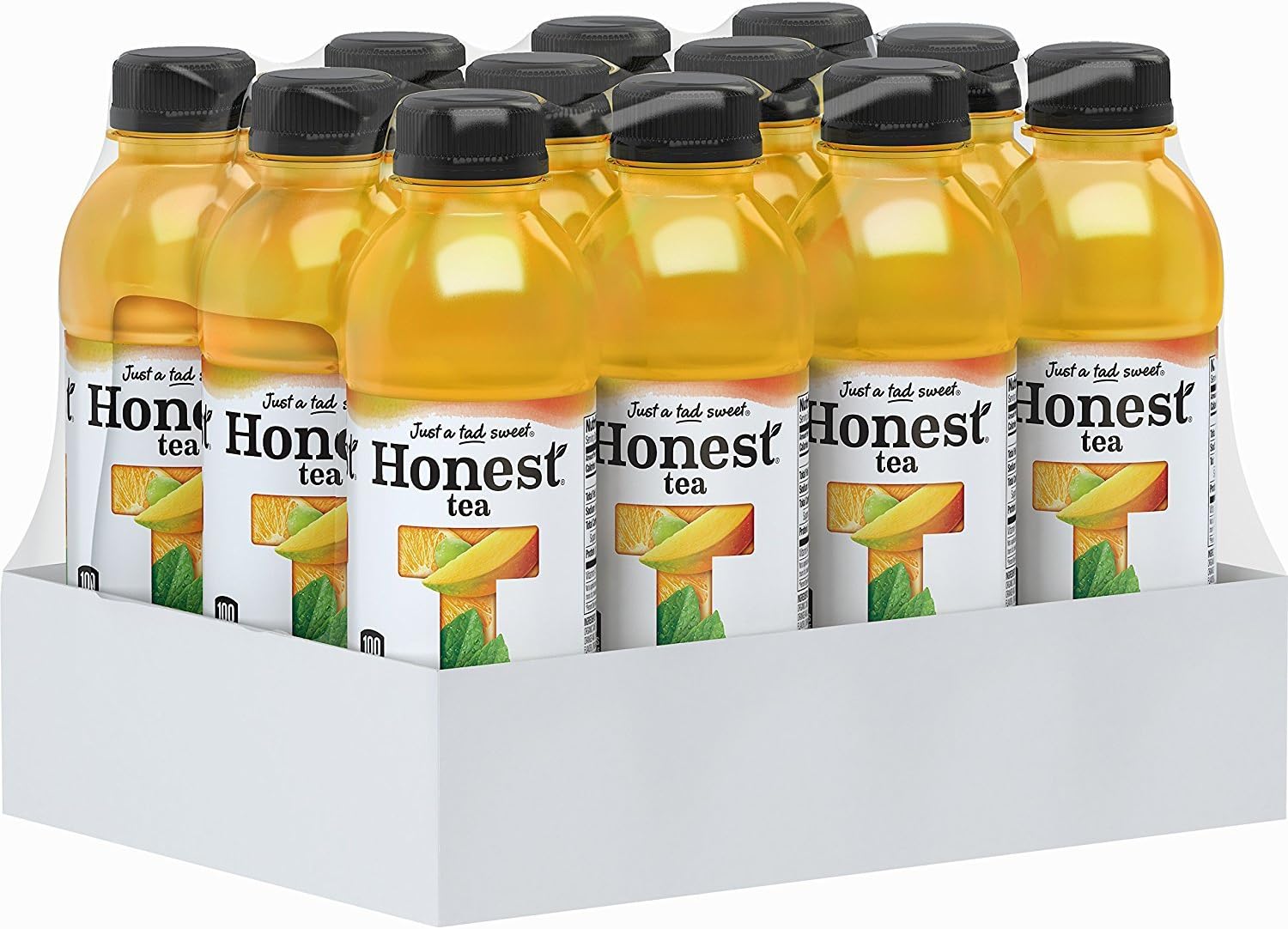 Honest Tea (Organic Orange Mango Herbal Tea, 16.9 Fl. Oz Bottle, 12 Pack)
