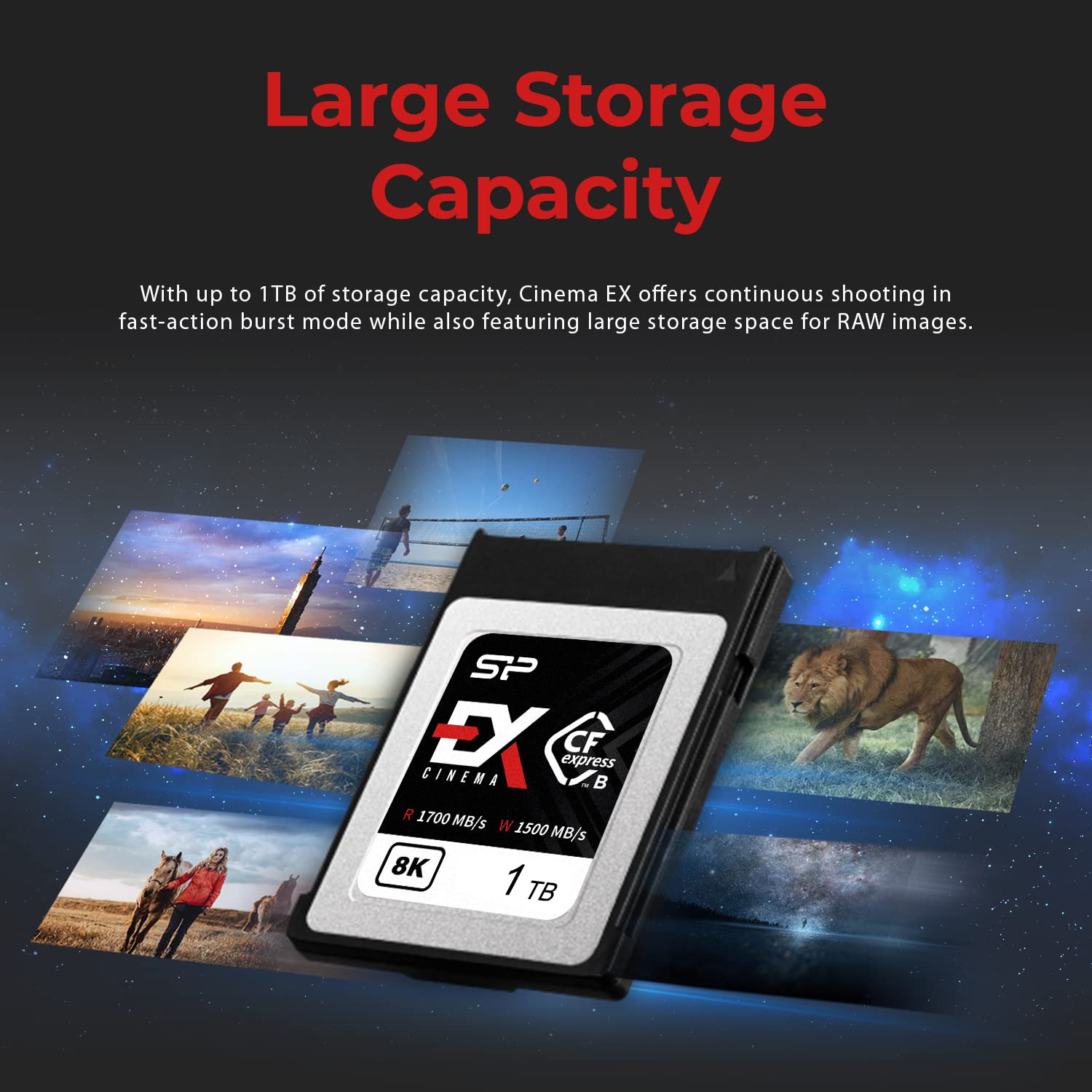 Amazon | Silicon Power 1TB Cinema EX CFexpress Type B メモリー