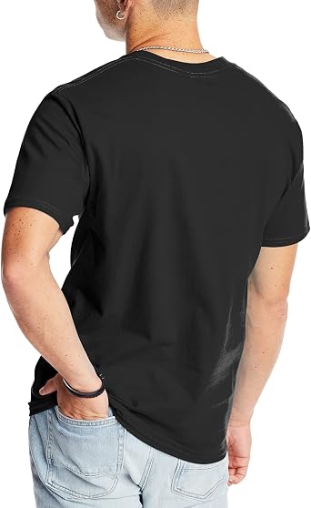 Hanes Men's Beefy-T T-Shirt, Heavyweight Cotton T-Shirts for Men, 1 or 2 Pack, Men's Tees (Tall