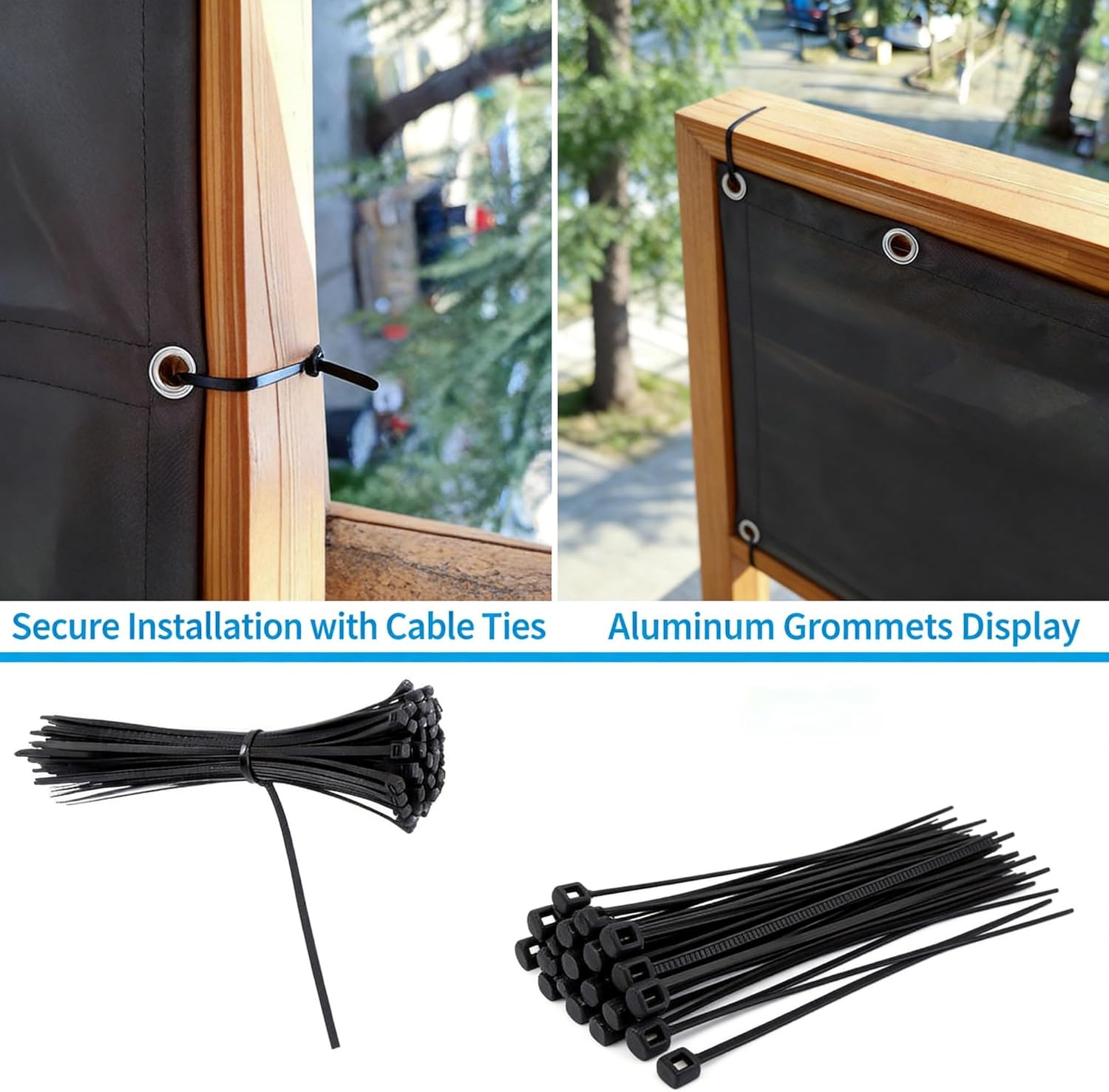 Waterproof Balcony Privacy Screen Fence, Apartments Railing Heavy Duty Wind Screen for Outdoor,Deck,Backyard,Patio(75x400 cm/29.53x157.48 inches)