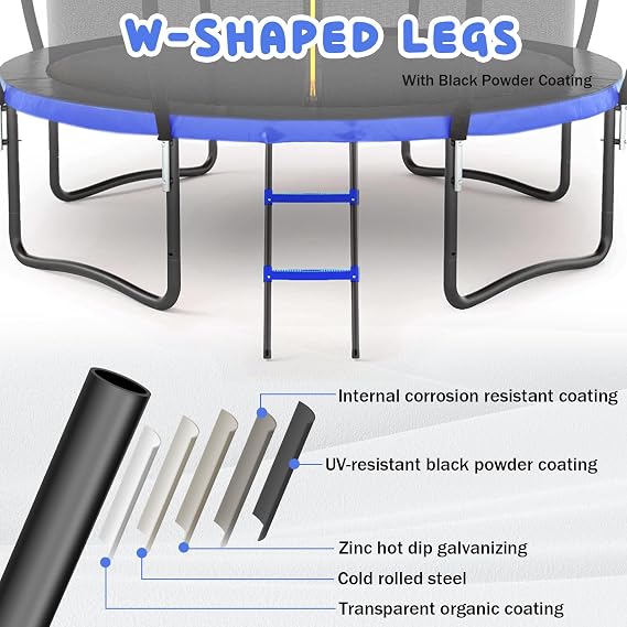 Trampoline 12FT 14FT 15FT 16FT Trampoline for Kids/Adults