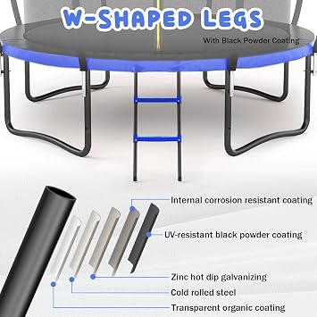 Trampoline 12FT 14FT 15FT 16FT Trampoline for Kids/Adults