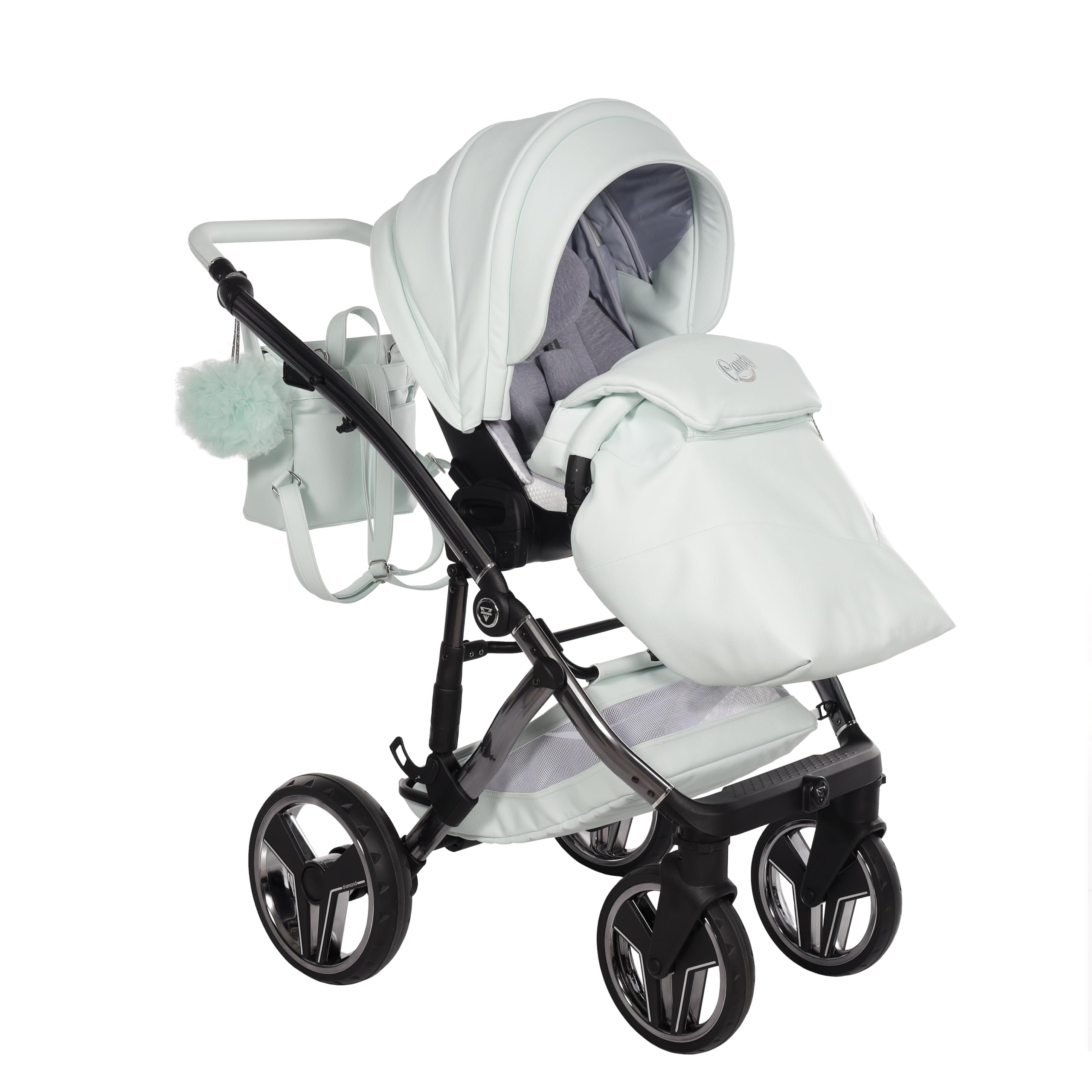 Junama Passeggino Candy 2in1 3in1 4in1 (04 - menta, 4in1 con base ISOFIX)