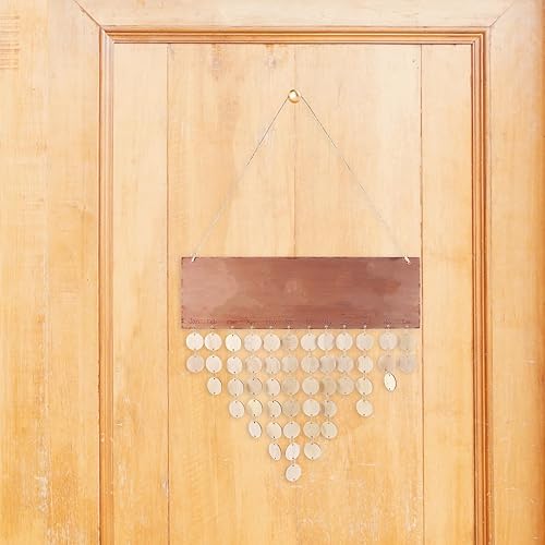 Miniatura 9 de EXCEART Fichas de madera contrachapada, 50 unidades, calendario en blanco, discos de madera redondos para manualidades, calendario, rebanadas de