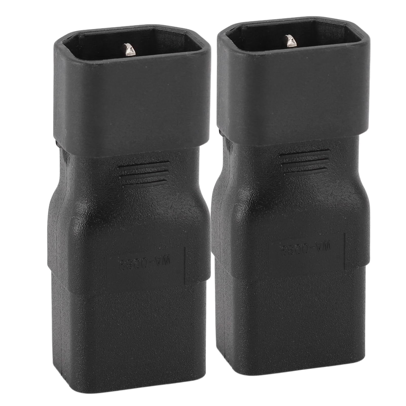 Adapter IEC C14 do C19, Trudnopalny, Wytrzymały, Wodoodporny, Odporny na Ciepło, Złącze IEC, łatwa Konwersja Zasilania dla Drukarek