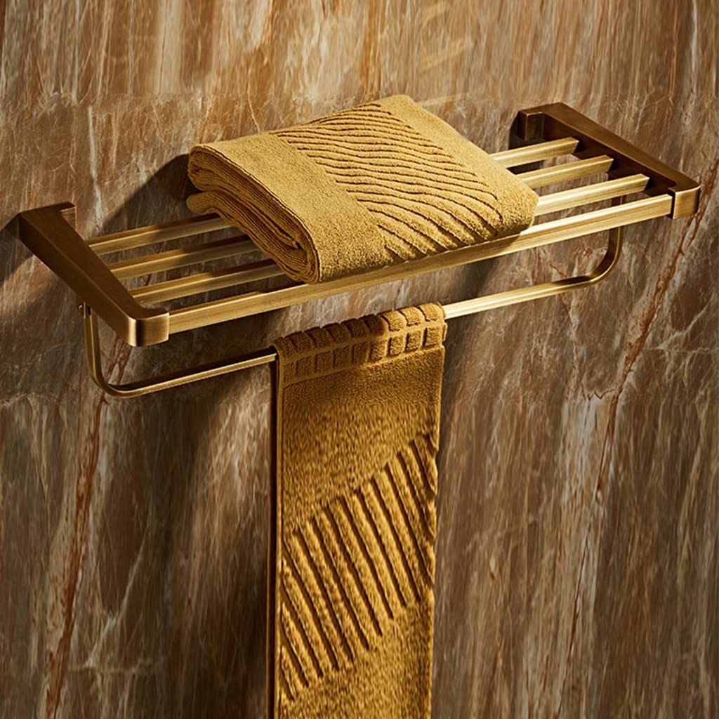 Porte-serviettes mural rétro pour organiser votre salle de bain