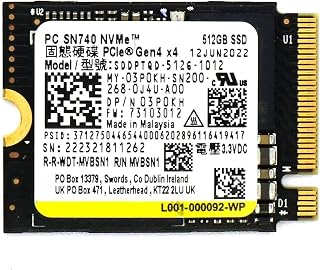 WD SN740 512GB 2230 M.2 NVMe PCIe4.0x4 SSD Solid State SDDPTQD-512G