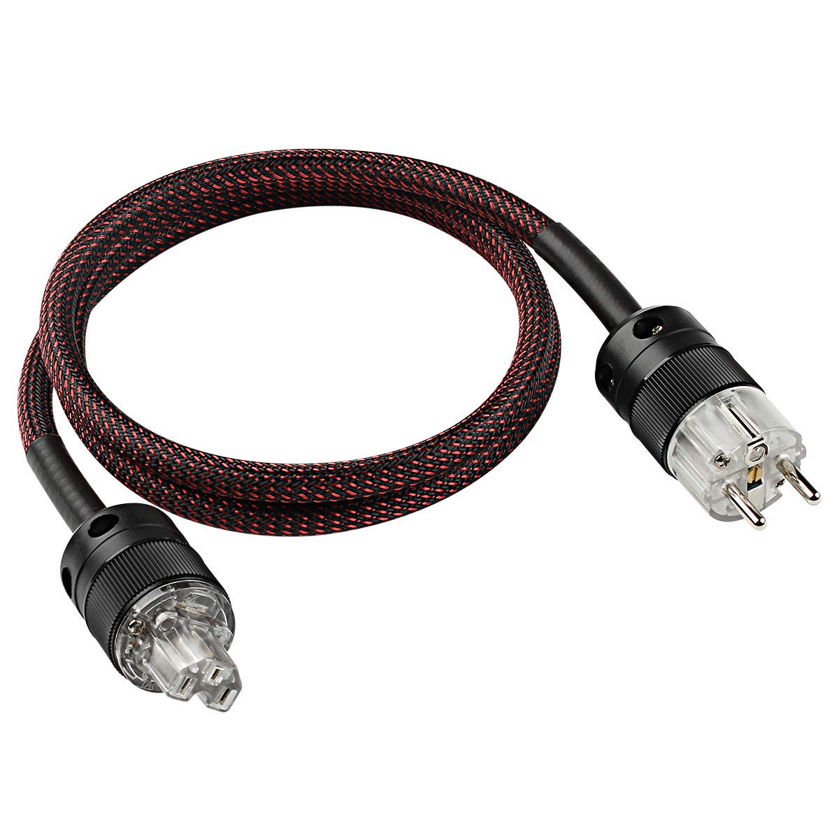 Cavo Di Alimentazione ATAUDIO Ad Alte Prestazioni 1,5M Con Spina EU, Connettore IEC AC Schuko, Spine Audio HIFI AC, Conduttore In Rame, PVC - Foto 6