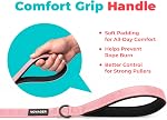 Voyager Reflective Dog Leash with Neoprene Handle, 5ft Long, Supports Small, Medium, and Large Breed Puppies, Cute and Heavy Duty for Walking, Running, and Training - Pink (Leash), S