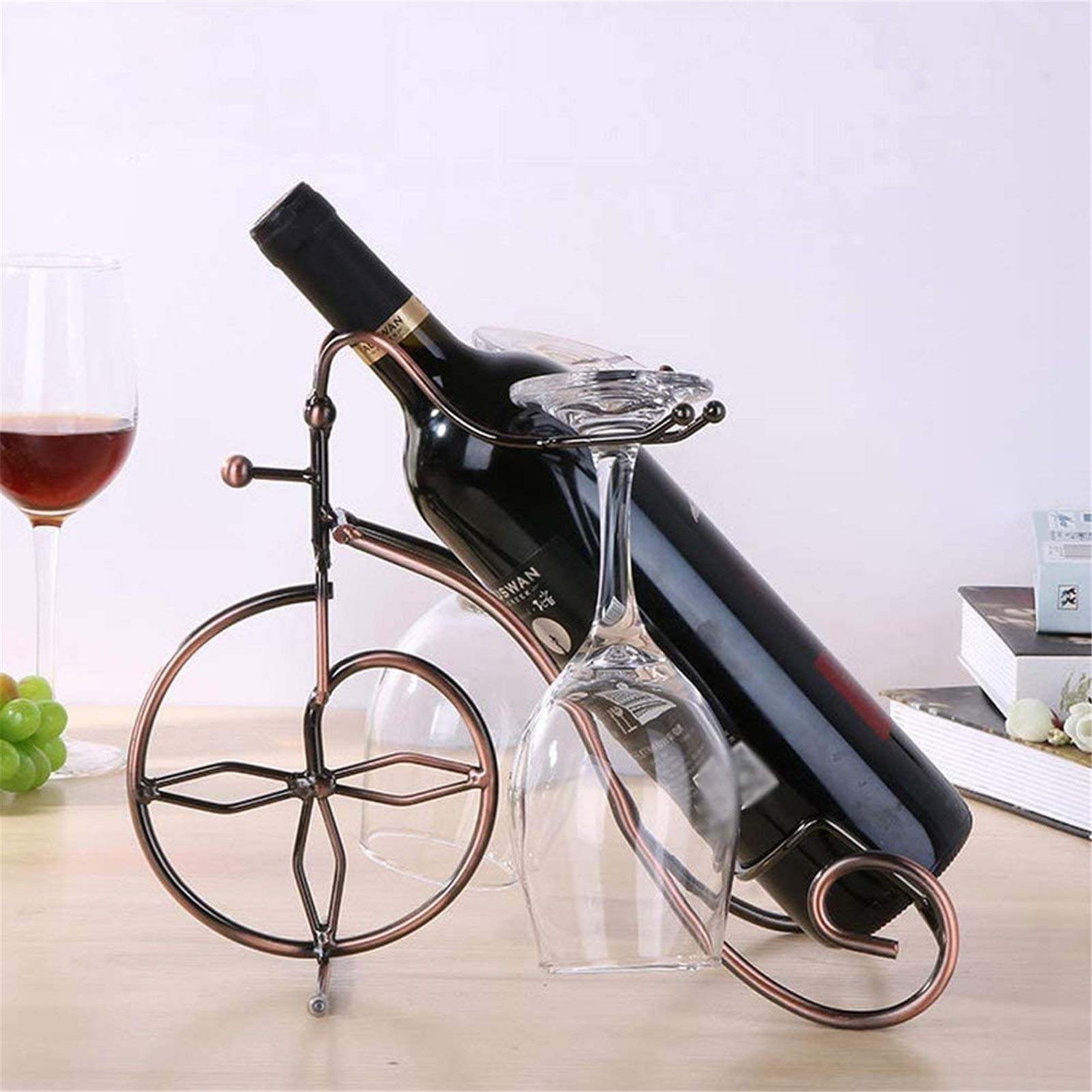 Range-bouteille original tricycle, cadeau idéal pour amateurs de vin