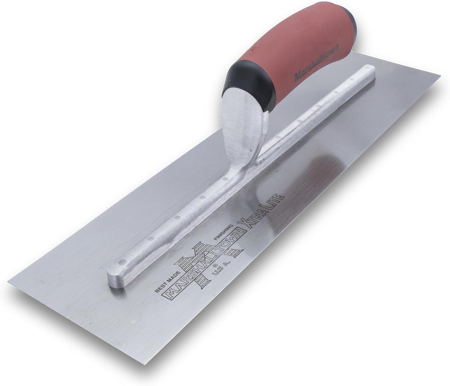 MARSHALLTOWN Finishing Trowels, DuraSoft Handle Material, 356mm Length, 114mm Width, Curved