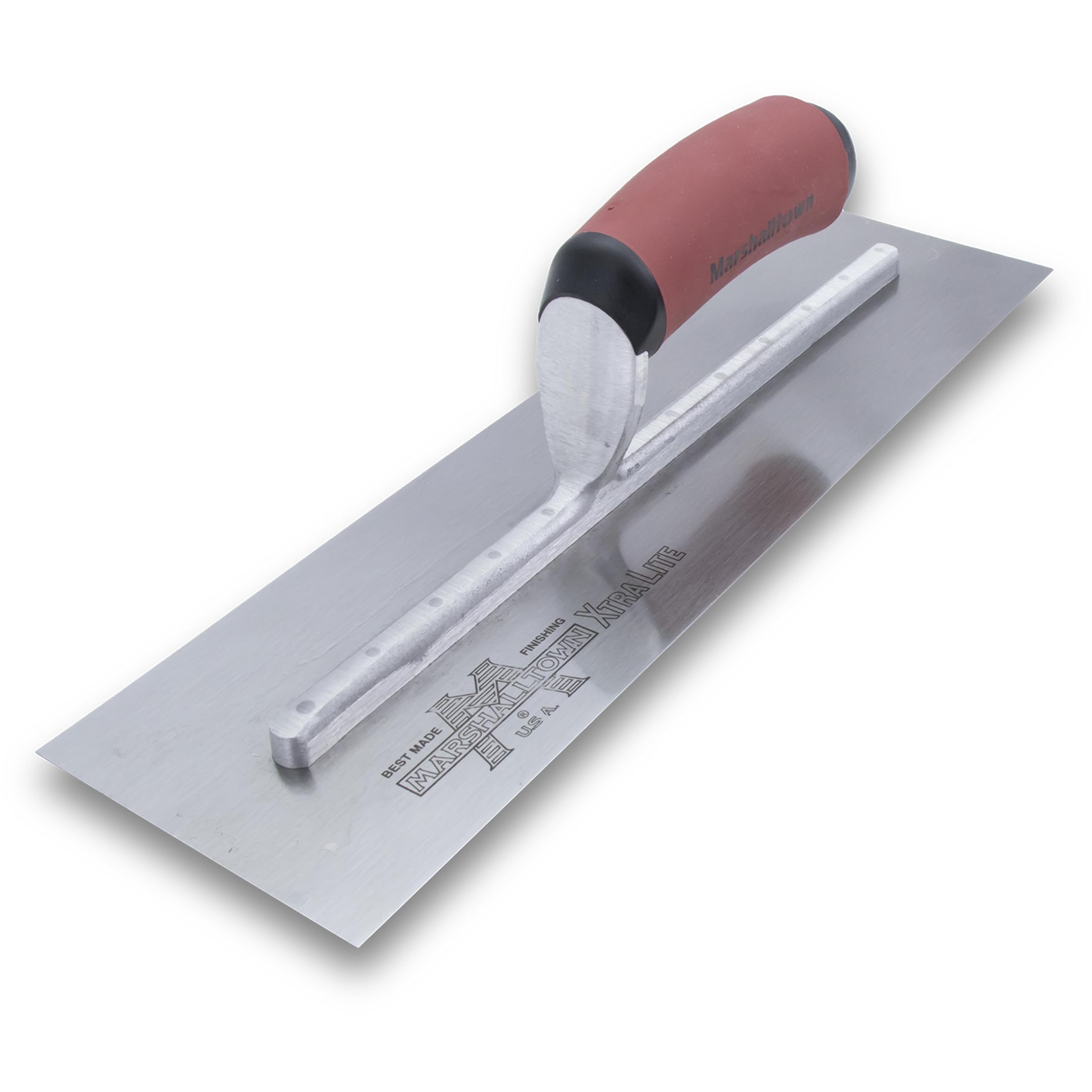 14 X 4 3/4 Carbonstahl-Glättkelle - Gebogener Durasoft Griff