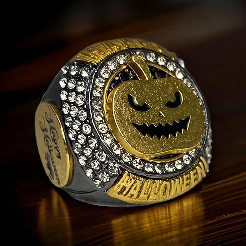 Miniatura 4 de Legacy Rings Medalla de premio de concurso de anillos de trofeo de disfraces más aterradores de Halloween para fiesta de disfraces