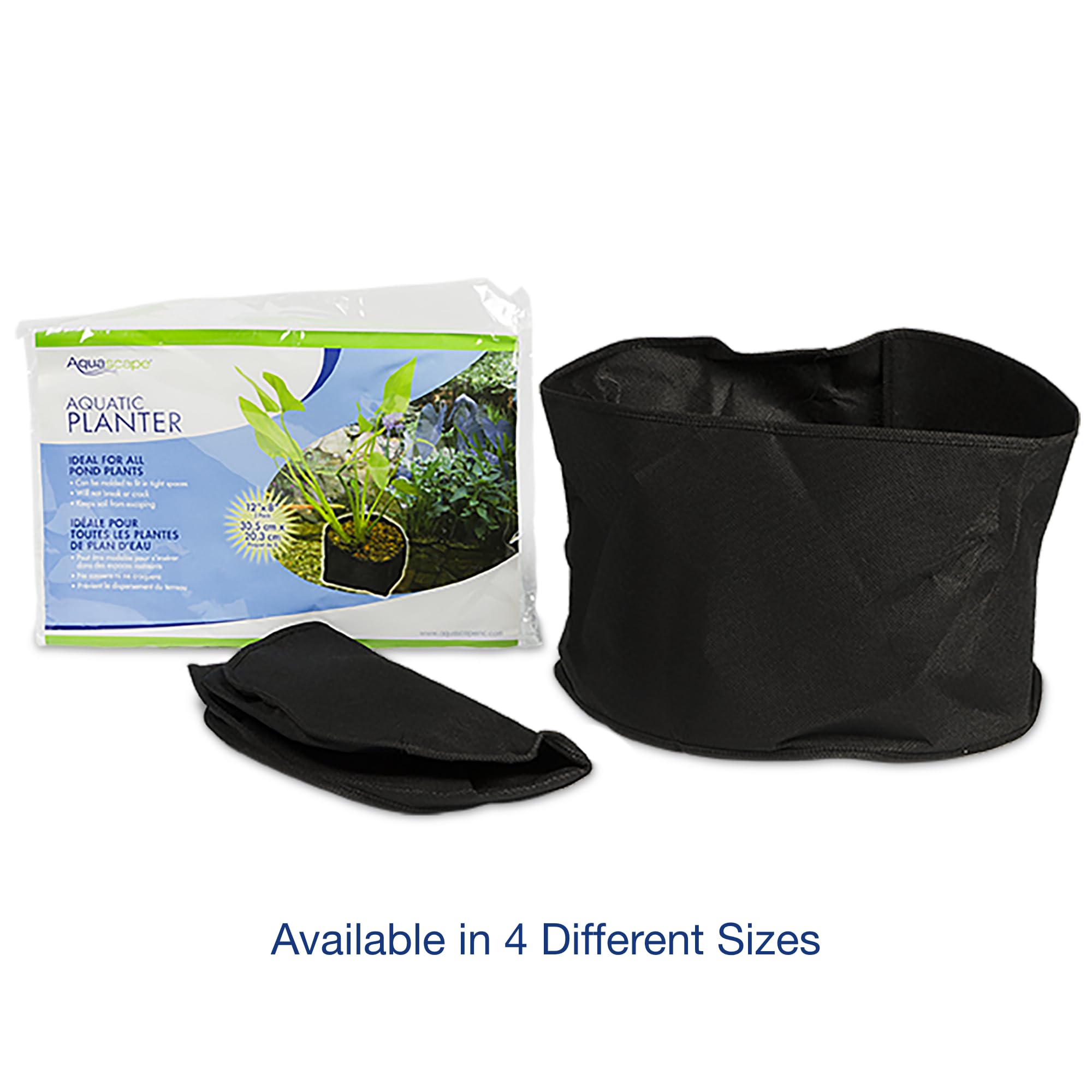 Aquascape Wasserpflanzentöpfe für Teich und Wassergarten, 20,3 x 15,2 cm, schwarz, 2 Stück | 98502