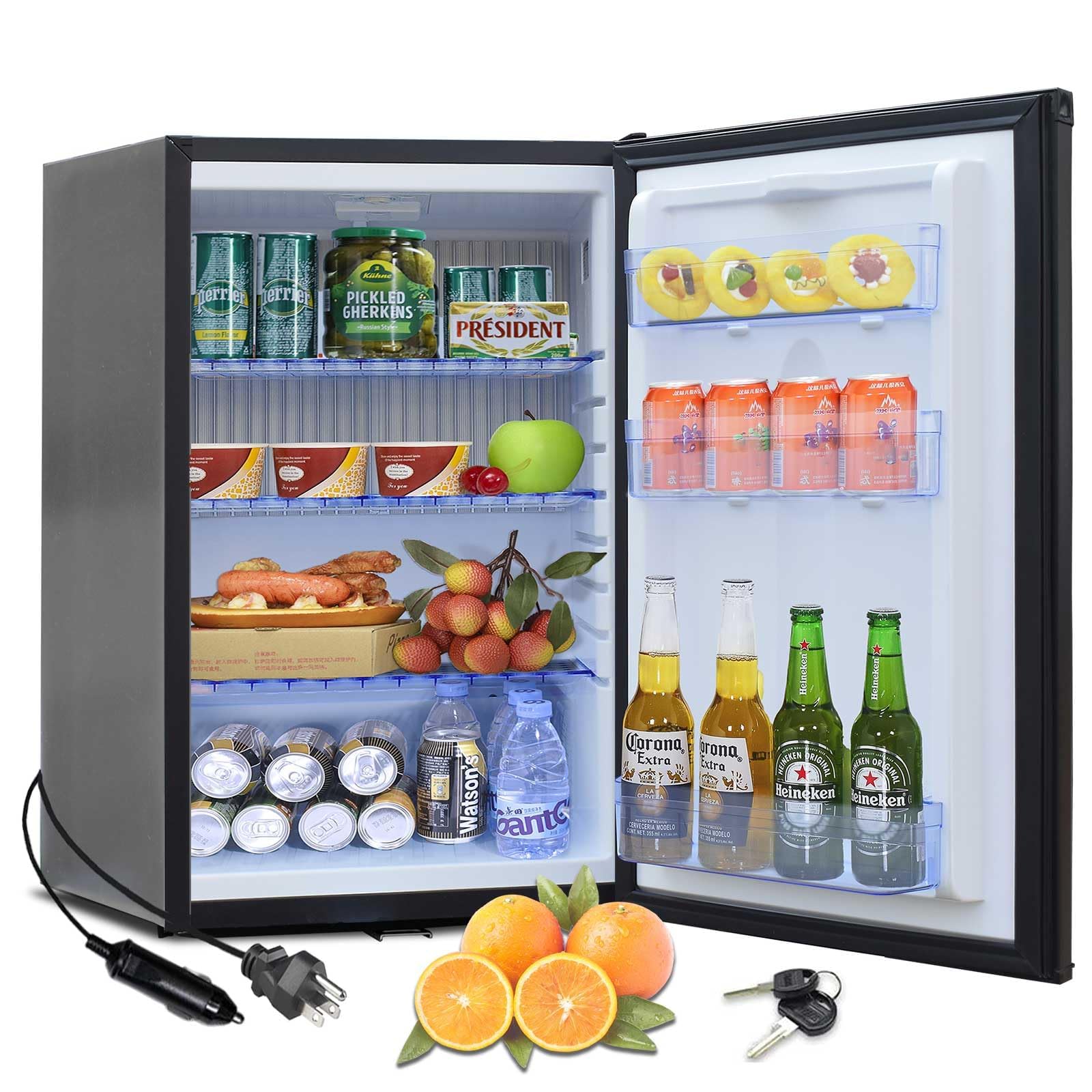 Smad FBM-DSX-50B2U-2 1.7 cu ft Compact Fridge Black