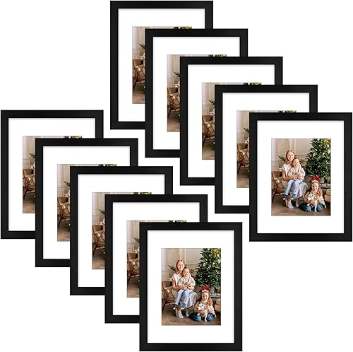 Miniatura 10 de Golden State Art, Marco de fotos A2 negro  madera maciza y pantalla de 16.5 x 23.4 pulgadas sin paspartú  Vidrio acrílico (pantalla de pared)