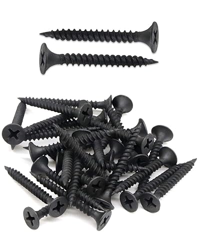 Miniatura 10 de IMScrews Tornillos Phillips de cabeza plana #6 x 1-3/4 pulgadas para paneles de yeso de rosca fina, tornillo de madera de punta afilada, acero al