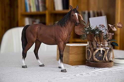 Miniatura 7 de Hi-Line Gift Ltd, Figura de estatua de caballo de pie, 9.06 pulgadas de longitud, para interiores y exteriores