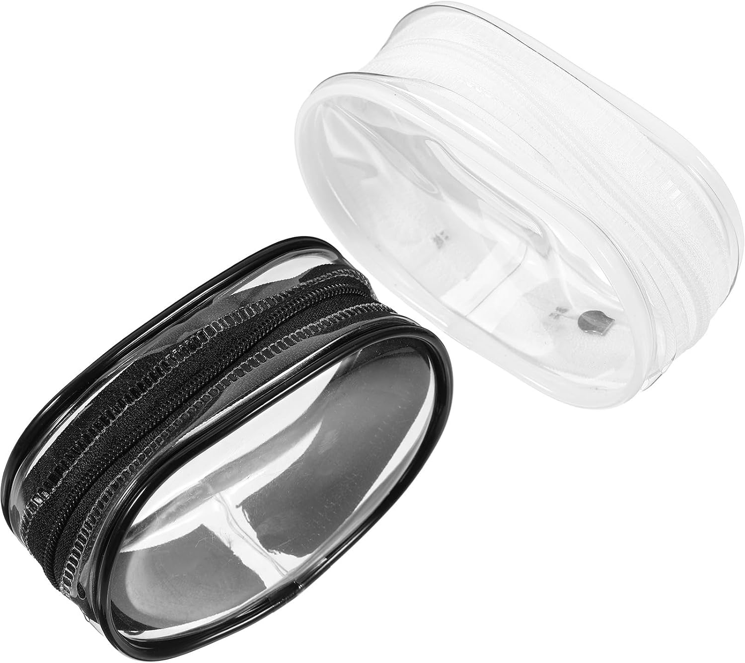 2pcs Mini Figures Carrying Case Pvc Travel Display Bag