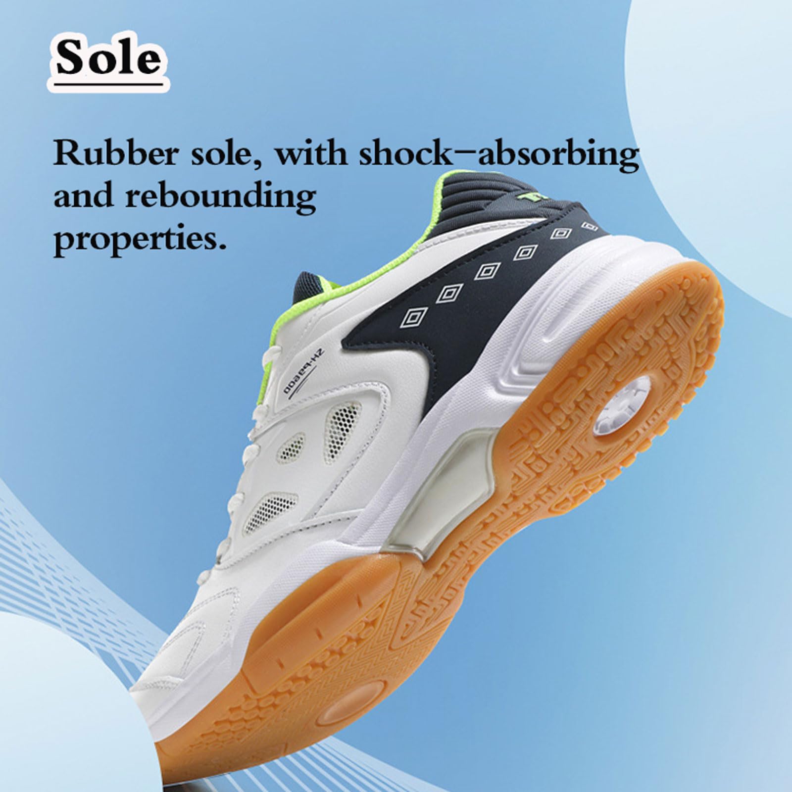 Zapatillas de bádminton para Hombre,Zapatillas de bádminton Hombre Interiores,Antideslizante,Cómodo,Transpirable,para Baloncesto,Tenis,Squash,Correr,Caminar y Entrenamiento físico