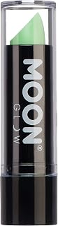 Moon Glow Barra de labios neón UV - Barra de labios de color neón brillante - Brilla bajo los rayos UV Verde pastel 1 Unidad (Paquete de 1)