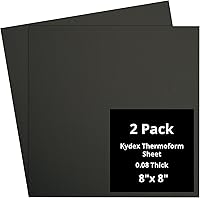 Vista 46 de Kydex Sheets - Solid Color DIY Kit for Crafting Holsters, Sheaths, and Mag Pouches - (8x8, 8x12, 12x12), Premium Thermoform Sheets - Thick, Durable