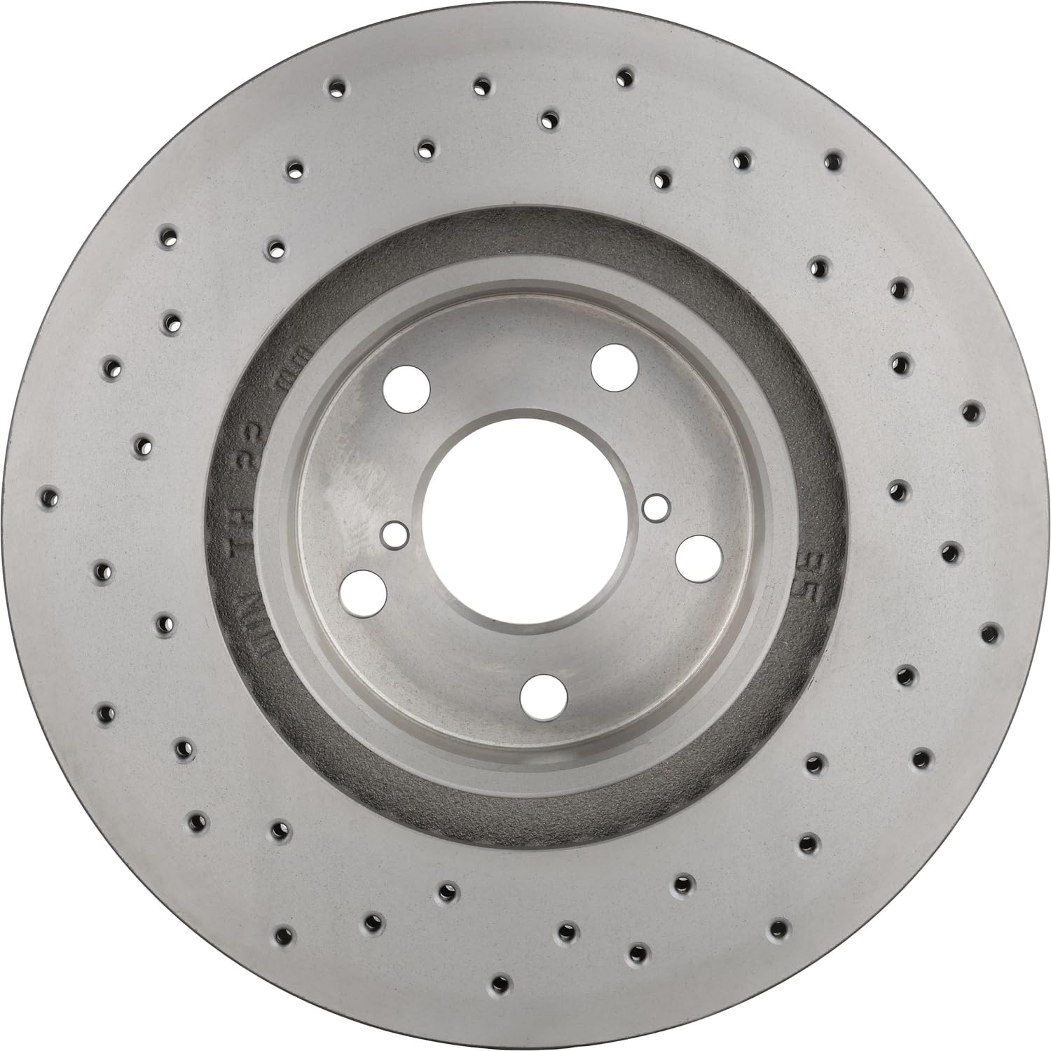 Brembo 09.5674.2X Xtra UV Coated vented drilled Front Brake Rotor SUBARU/TOYOTA OE# 26300AE071