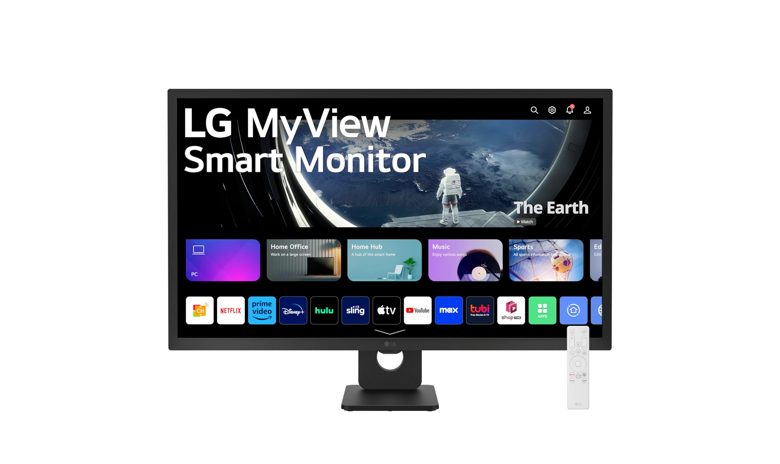 31.5インチ LG MyView Smart Monitor（エルゴアーム） 32SQ780S-W | モニター | LG JP