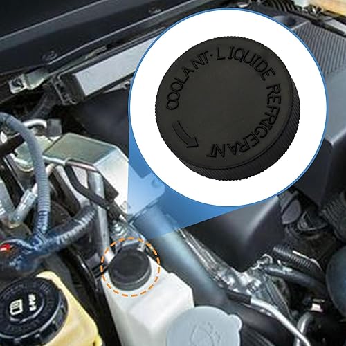 Miniatura 7 de NLQR Tapa de depósito de depósito de desbordamiento de refrigerante para Nissan Murano Rogue Versa Quest Fit para Infiniti EX35 FX37 EX37 G35 Q70