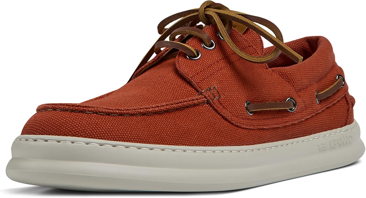 Camper Men's Runner Four Sneaker, Medium Red, 9