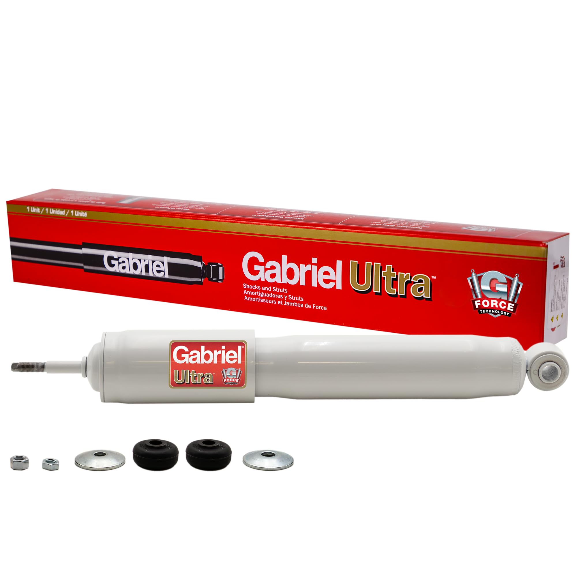 Gabriel G63817 Ultra Truck Front Shock Absorbers for Chevrolet Avalanche, Silverado; GMC Sierra, Yukon XL, Hummer H2 (1 Pack)