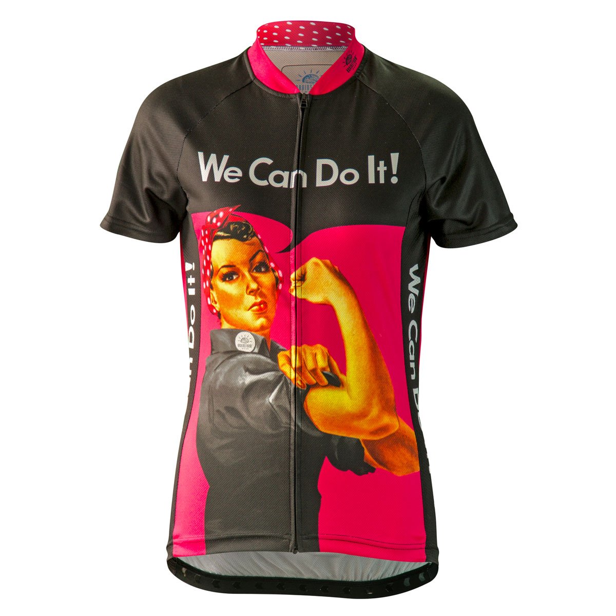 Brainstorm Gear Rosie The Riveter Womens Cycling Jersey (Green)