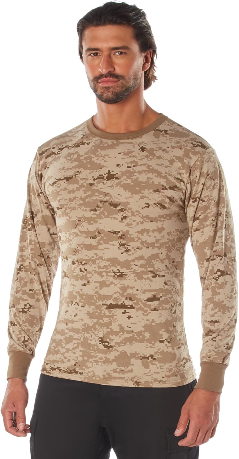 Rothco Mens Long Sleeve Color Camo T-Shirt - Image 6