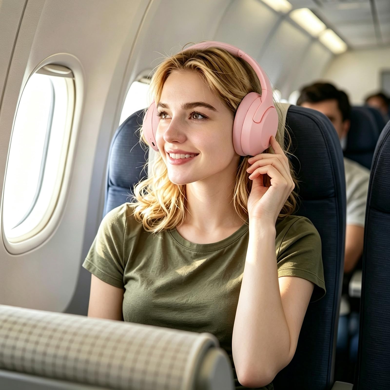 Cuffie con cancellazione attiva del rumore, Bluetooth senza fili di tempo