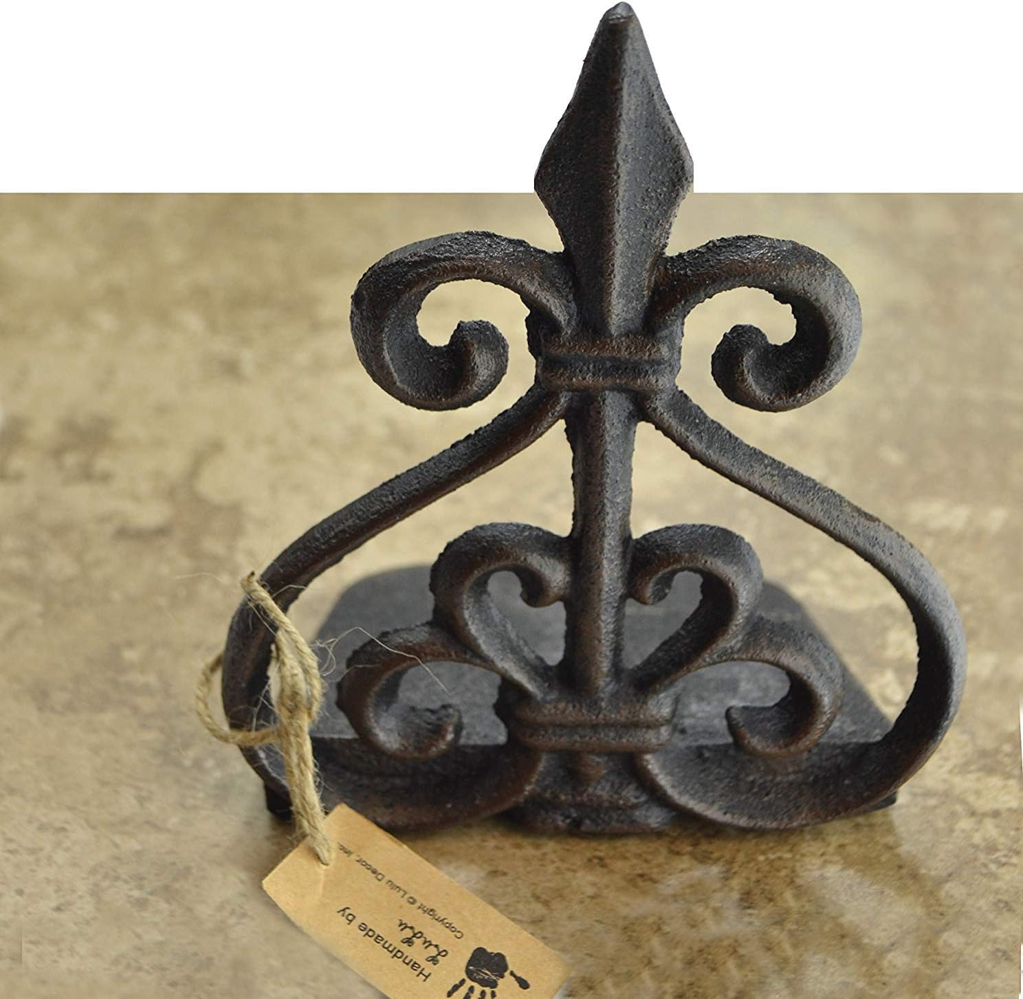 Exсluѕіvе Dіѕсоunt 80% оƒƒеr Lulu Decor, Cast Iron Fleur De Lis Door Stop, Door Stopper (LB15BK1)