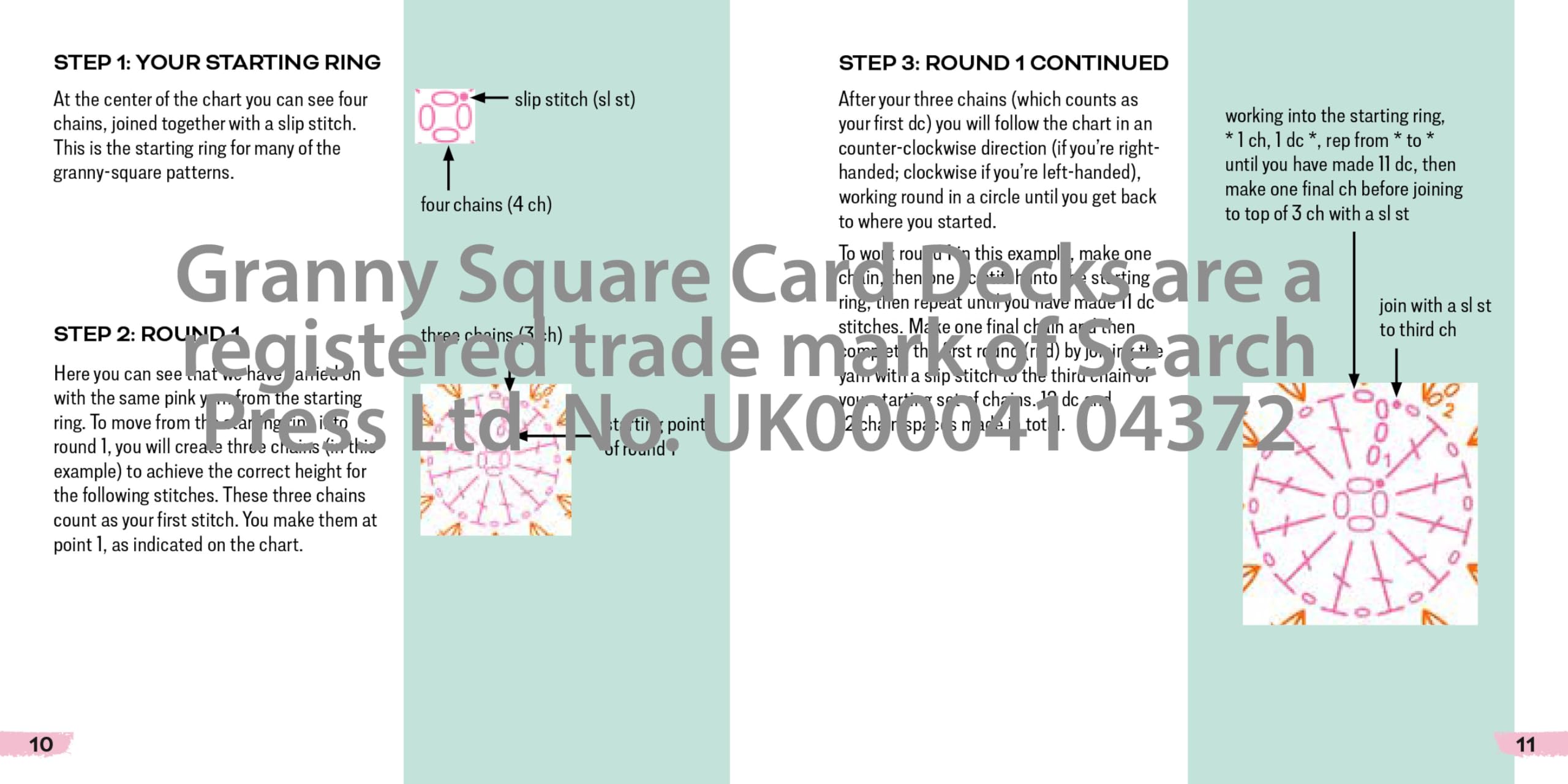 The Granny Square Flowers Card Deck: 50 Mix and Match Designs