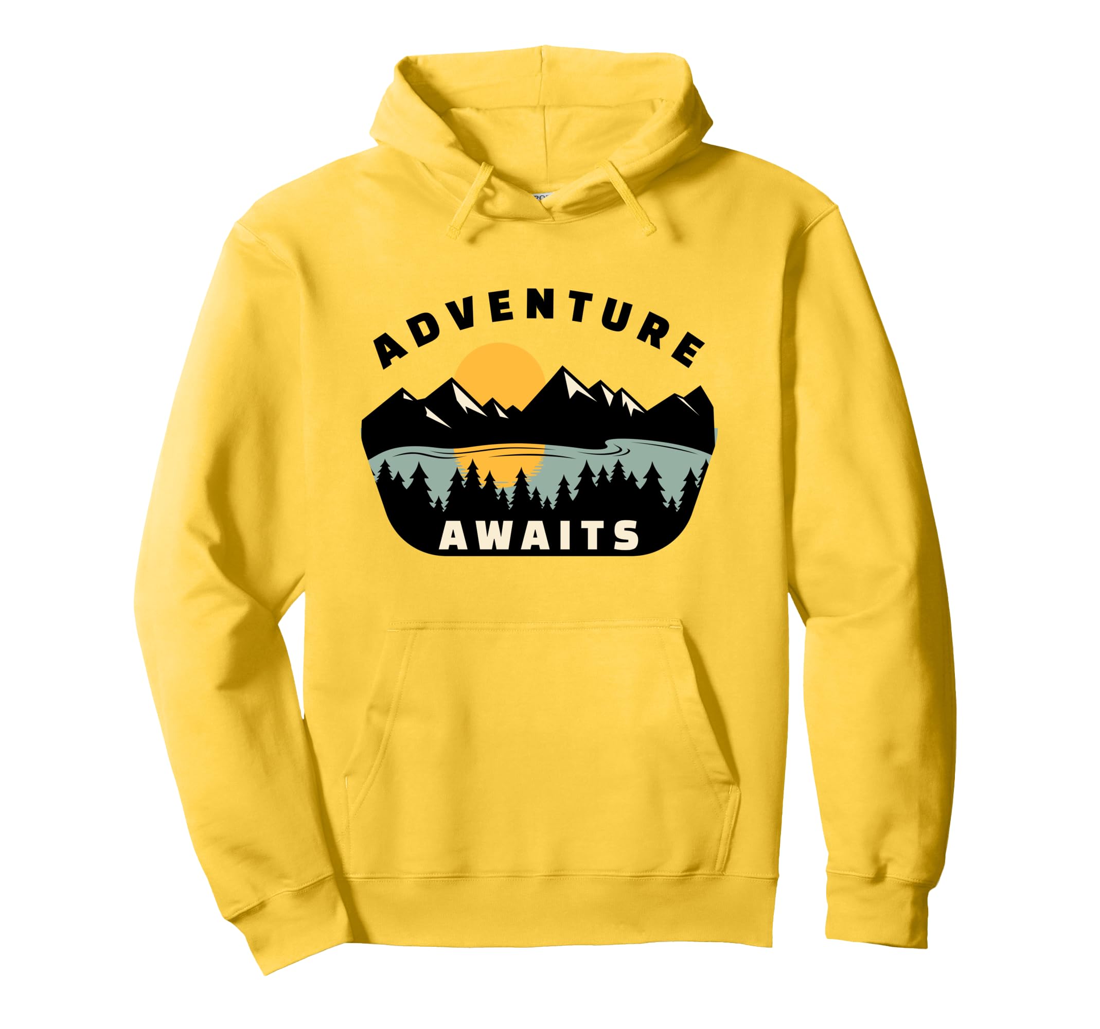 Camping Adventure Awaits Quote Love Camp Summer Mountains Pullover Hoodie