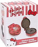 Vista 7 de Uncanny Brands Mini waflera Hello Kitty - Cocina con tu personaje favorito de gatito