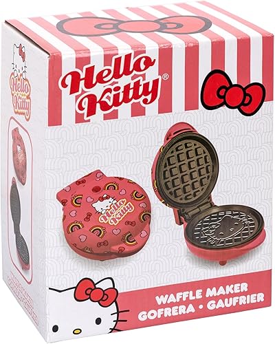 Miniatura 7 de Uncanny Brands Mini waflera Hello Kitty - Cocina con tu personaje favorito de gatito