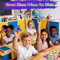 Vista 3 de Fidget Hand Spinners 25 PC Color Bundle Bulk EDC Tri-Spinner Desk School Toy Anxiety Relief ADHD Student Relax Therapy Pack Combo Wholesale Green