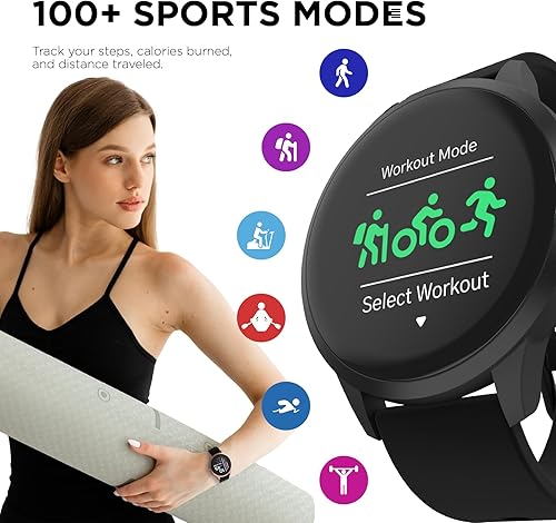 Miniatura 4 de iTouch Sport 4 Smartwatch - Monitor de actividad física, monitor de frecuencia cardíaca, esfera de reloj personalizable, rastreador de actividad y
