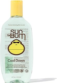 Sun Bum Cool Down Aloe Vera Gel | Vegan and Hypoallergenic After Sun Care with Cocoa Butter to Soothe and Hydrate Sunburn ...