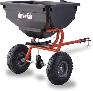 Agri-Fab Inc 45-0530-131, 85 lb. Tow Broadcast Spreader, Black/Orange