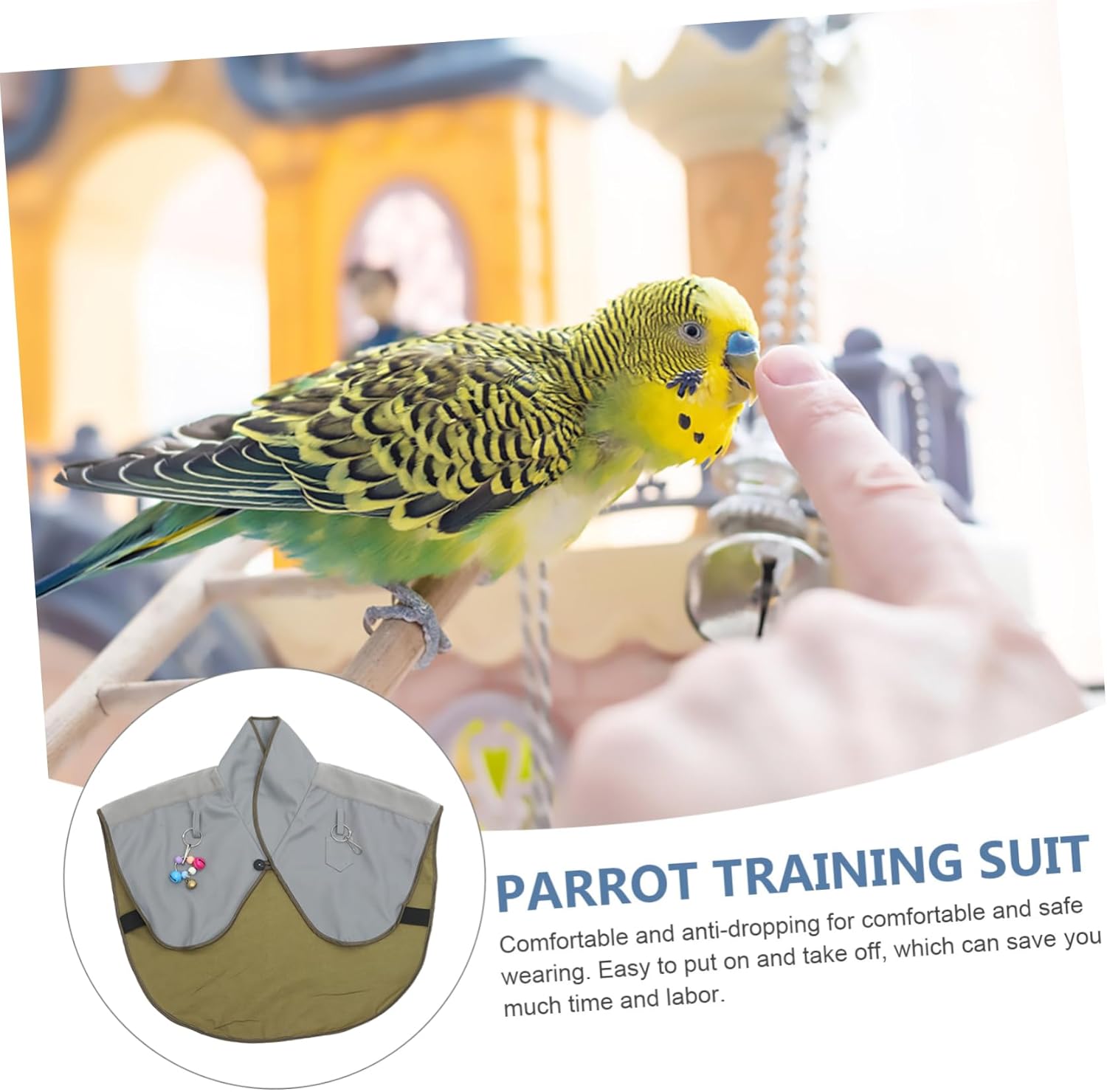 Parrot Cape Shoulder Pad Bird Protective Diaper Parrots Shoulder Scratch Protector Pad Pet Clothing Guard