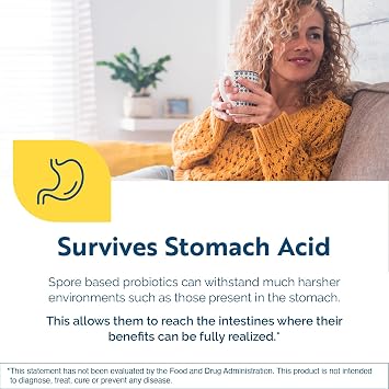 التغذية المحفوظة CoreBiotic Sensitive - البروبيوتيك النباتي لنظام غذائي منخفض FODMAP - المكمل البروبيوتيك القائم على الأبواغ لدعم الميكروبيوم وصحة الأمعاء - السلالات المحفوظة ( 60 كبسولة )
