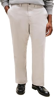 Tommy Hilfiger Men's Big & Tall Classic Fit Stretch Cotton Chino Pants - Comfortable Casual Khakis