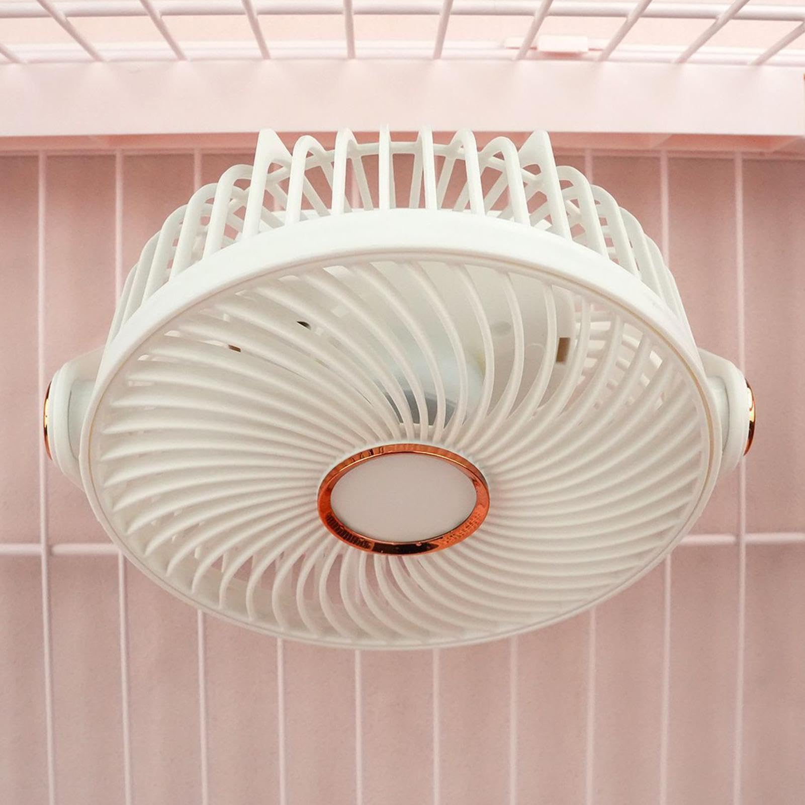 Ventilatore a gabbia per animali domestici, ricaricabile tramite USB, potente e portatile, per piccoli animali domestici, per casa, interni, esterni, viaggi, gabbie per gerbilli, cincillà, furetti