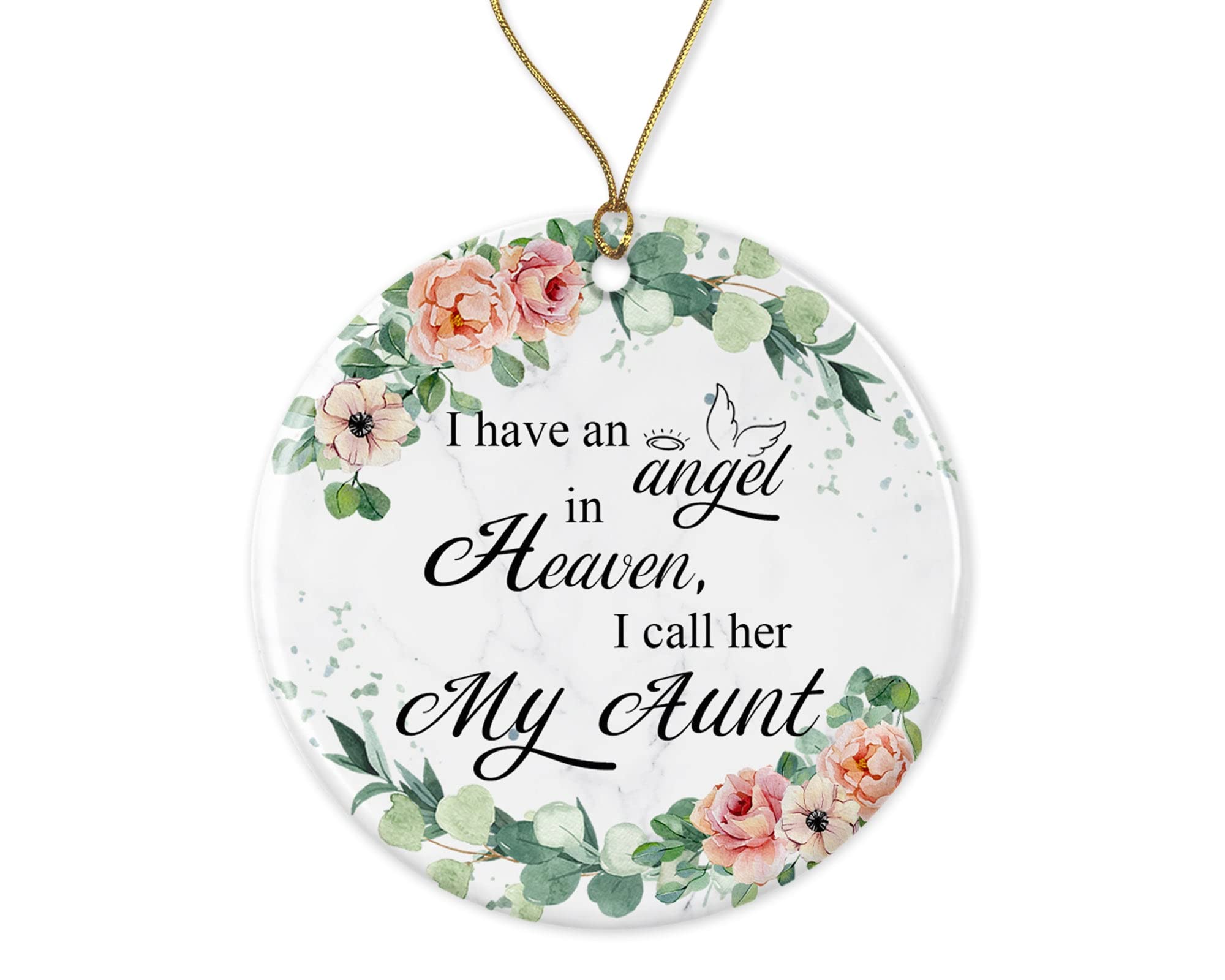 Buy My Aunt Memorial Ornament - I Have an Angel in Heaven I Call Her My ...