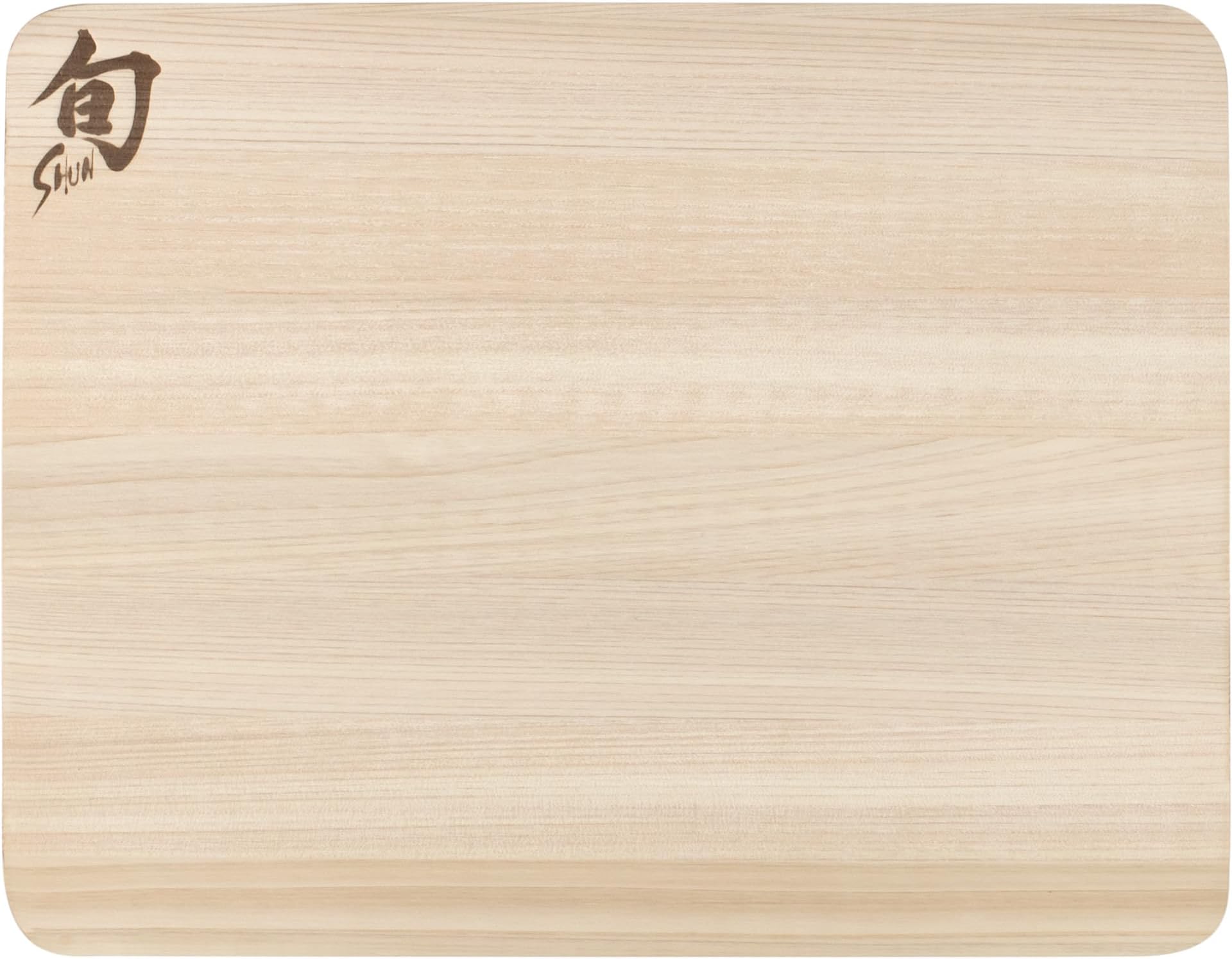 Shun Cutlery Small Hinoki Cutting Board, 10.75" x 8.25" Small Wooden Cutting Board for Kitchen, Medium-Soft Wood Preserves Knife Edges, Forest Stewardship Council Certified, Japanese Chopping Board