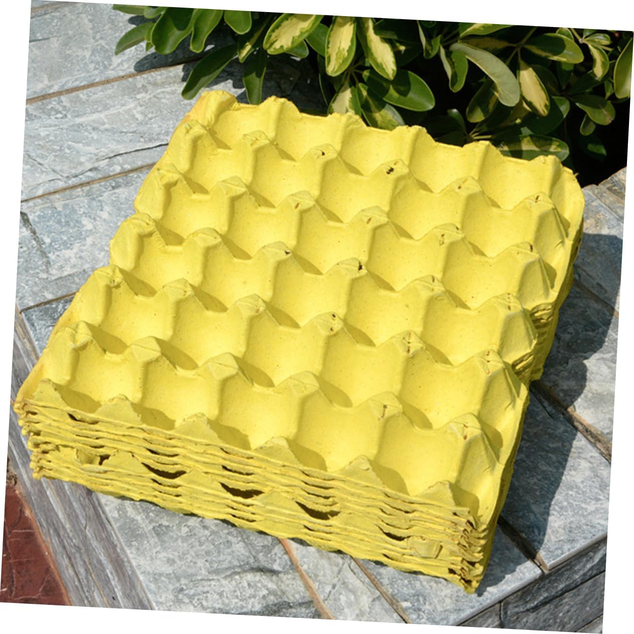 10pcs Egg Storage Rack Egg Cartons Kitchen Holders Sections Safe Eco-friendly Trays Organize Fridge